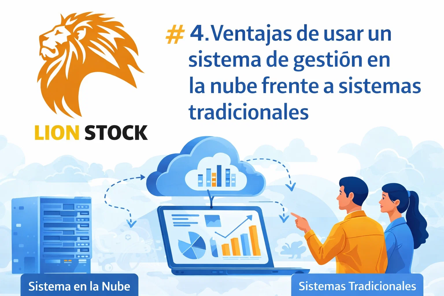 Lee más sobre el artículo 💻 4. Ventajas de usar un sistema de gestión en la nube frente a sistemas tradicionales